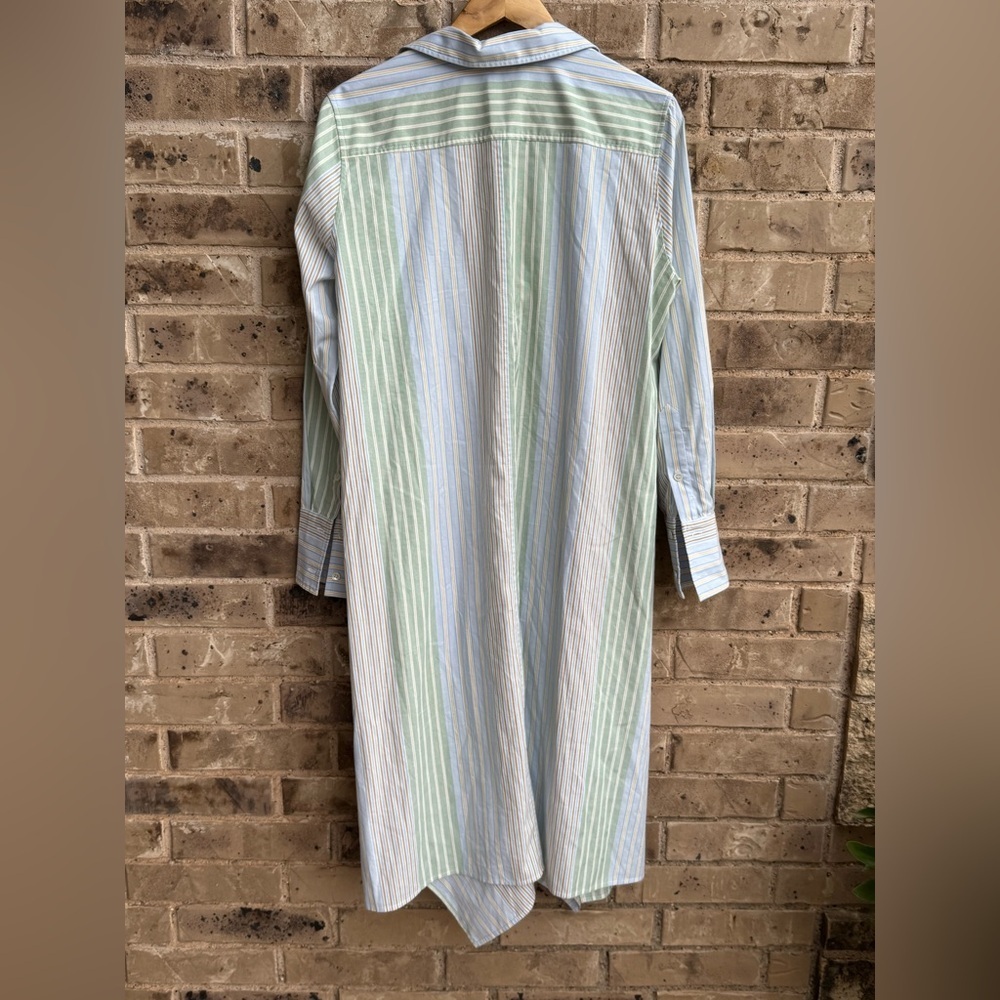 JW ANDERSON Multicolor Striped Long Sleeve Dress Sz 8 - Picture 7 of 11